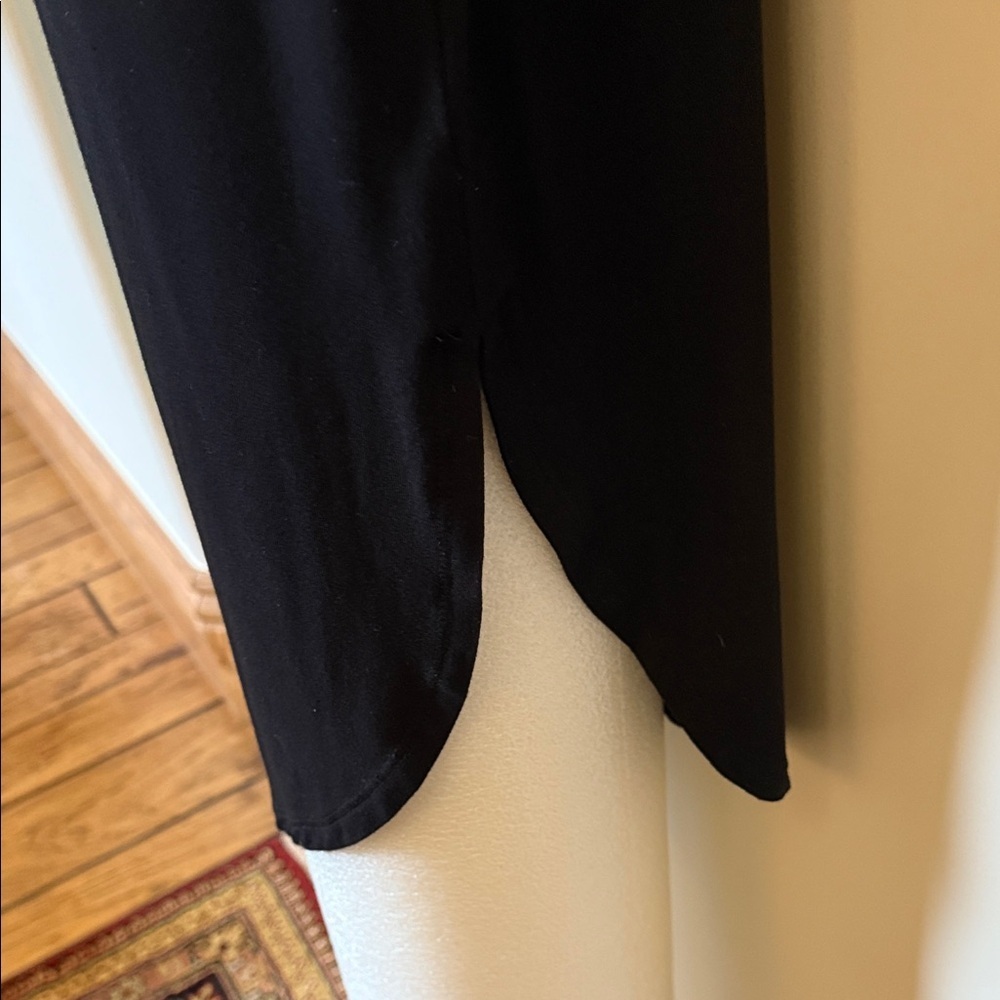 Chicos Knit Black Long Sleeve Dress Size 2 - Picture 3 of 5